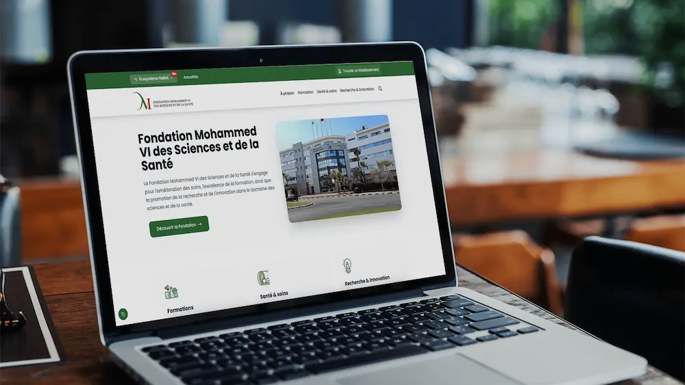 Projet Fondation Mohamed 6 des Sciences et de la Santé - Écosystème Digital Santé réalisé par VOID