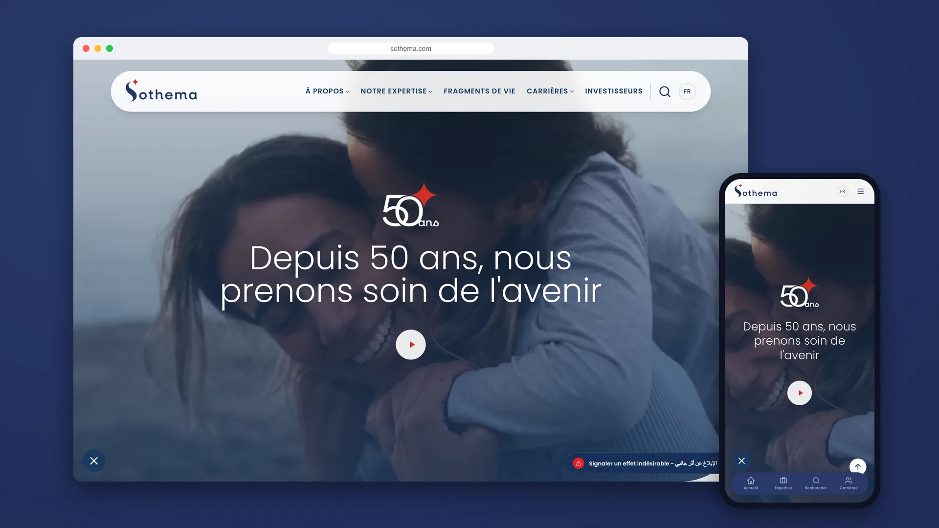 Projet Sothema - Industrie pharmaceutique réalisé par VOID